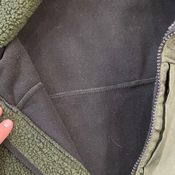 Iceburg Fleece Full-Zip Vest - Dark Green - Picture 11 of 13